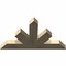 Ekena Millwork Saratoga Rough Sawn Timber Gable Bracket, Douglas Fir, 48"W x 28"H x 4"D x 6"F, 14/12 Pitch GBW048X28X0406SAR00RDF - alternate 3